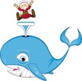 Jonah and the Whale Royalty Free Stock Photo