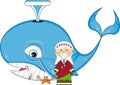 Jonah and the Whale Royalty Free Stock Photo