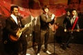 The Jonas Brothers Wax Figures Royalty Free Stock Photo