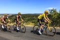 Jonas Vingegaard in Yellow Jersey - Le Tour de France 2022 Royalty Free Stock Photo