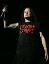 Jonathan Davis with Korn performs