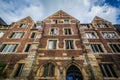 The Jonathan Edwards College Building, at Yale University, in Ne