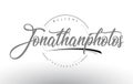 Jonathan Personal Photography Logo Design with Photographer Name