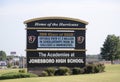 Jonesboro, Arkansas High School Street Sign Royalty Free Stock Photo