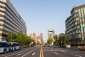 Jongno thoroughfare in the central Seoul