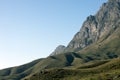 Jonkershoek Mountain range Royalty Free Stock Photo