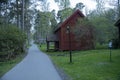 Jonkoping City Park in Jonkoping municipality Sweden Royalty Free Stock Photo