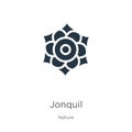 Jonquil icon vector. Trendy flat jonquil icon from nature collection isolated on white background. Vector illustration can be used