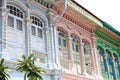 Beautiful Shophouses in Joo Chiat, Singapore Royalty Free Stock Photo