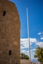 Jordan, Aqaba, old city castle fort tower Royalty Free Stock Photo