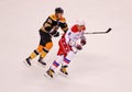 Jordan Caron and Alex Ovechkin (NHL Hockey) Royalty Free Stock Photo