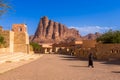 Jordan, entrance to Wadi Rum desert Royalty Free Stock Photo