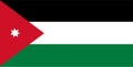 Jordan flag vector. Illustration of Jordan flag