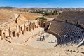 Jordan. The greco roman city of Gerasa Jerash. The theatre