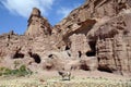 Jordan, Middle East, Ancient Petra Royalty Free Stock Photo