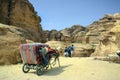 Jordan, Middle East, Ancient Petra Royalty Free Stock Photo