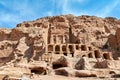 Jordan. Petra archaeological site. The Royal Tombs. Urn Tomb