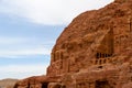 Jordan, Petra, a royal tomb in the rocks