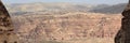 Jordan Petra view looking out Royalty Free Stock Photo