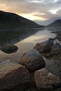 Jordan Pond Royalty Free Stock Photo