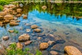 Jordan Pond - Acadia National Park Royalty Free Stock Photo