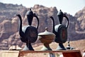 Jordan. Rocks. The road to the ancient city Petre.