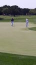 Jordan Spieth waits patiently on the putting green