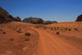 Jordan Wadi Rum landscapes, Desert Tourist Location