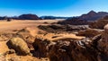 Jordan Wadi Rum landscapes, Desert Tourist Location