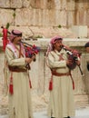 Jordanian Arabs playing traditional music