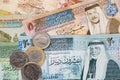 Jordanian dinar banknotes and coins