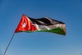 Jordanian Flag Waving