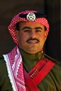 A Jordanian guard