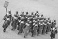 Jordanian men dress as Roman soldier Royalty Free Stock Photo