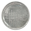 Jordanian piastre coin