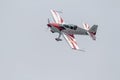 Jorge Macias with the aircraft Extra EA-200