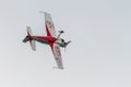 Jorge Macias with the aircraft Extra EA-200