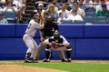 Jorge Posada and Mike Piazza Royalty Free Stock Photo