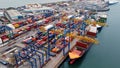 JORK RULER and BG RUBY unloading Containers by Crane working Container Terminals Belfast Dockyard Northern Ireland