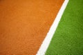 Jorky ball field Royalty Free Stock Photo