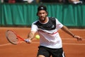 Jose ACASUSO (ARG) at Roland Garros 2010 Royalty Free Stock Photo