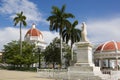 Jose Marti and City Hall in Cienfuegos, Cuba Royalty Free Stock Photo
