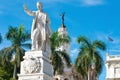 Jose Marti Monument at Central Park in Havana Royalty Free Stock Photo