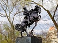 Jose marti statue central park new york city manhattan Royalty Free Stock Photo