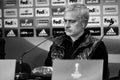 Jose Mourinho, coach of Manchester United at the pre-match pre