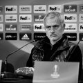 Jose Mourinho, coach of Manchester United at the pre-match pre