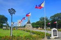 Jose Rizal statue monument at Rizal park in Manila, Philippines Royalty Free Stock Photo