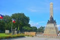 Jose Rizal statue monument at Rizal park in Manila, Philippines Royalty Free Stock Photo