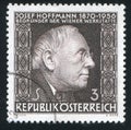 Josef Hofmann Austria stamp Royalty Free Stock Photo