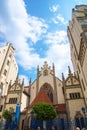 Josefov the Jewish Quarter Josefov in Prague is located between the Old Town Square and the Vltava River. Royalty Free Stock Photo